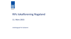 RIFs lokalforening Rogaland