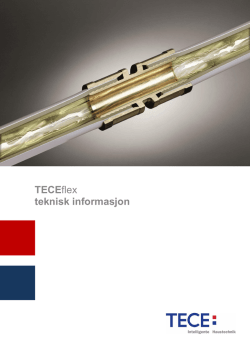 TECEflex Teknisk informasjon (PDF 1 MB)