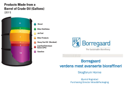 Borregaard verdens mest avanserte bioraffineri