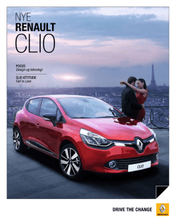 Clio Magasin - Renault Norge