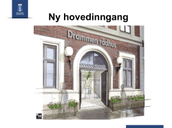 Nytt kundesenter - Drammen kommune