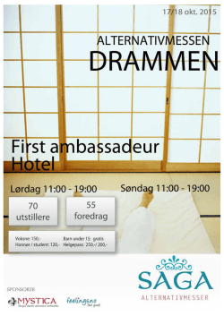 Drammen Messeprogram Okt 2015