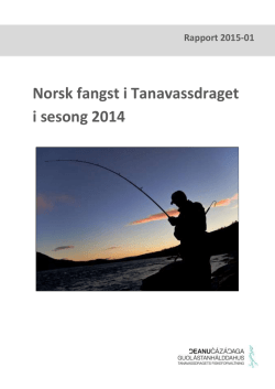 Norsk fangst i Tanavassdraget i sesong 2014