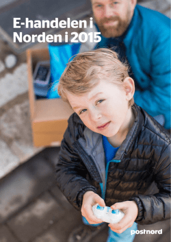 E-handelen i Norden i 2015