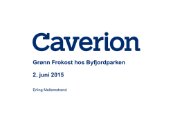 150602Caverion Byfjordparken 2 Juni 2015 Revisjon nr 2