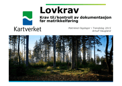 Lovkrav_kontroll av dokumentasjon_Trondheim2015-Haugland