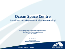 Ocean Space Centre