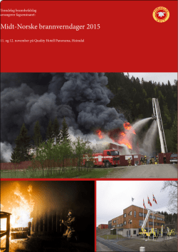 Midt-Norske brannverndager 2015