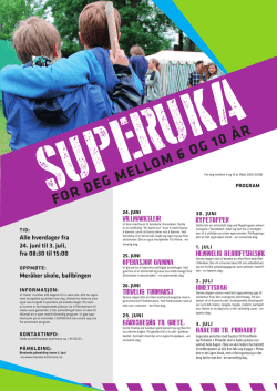 Program-superuka - Meråker kommune