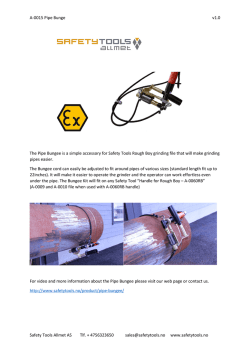Product sheet Pipe Bungee