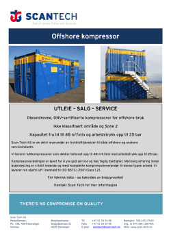 Offshore Offshore kompressor kompressor kompressor