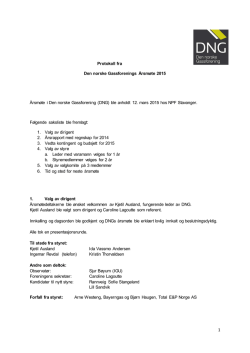 Årsmøteprotokoll 12.03.2015