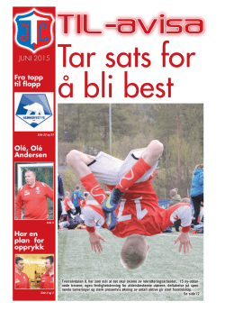 JUNI 2015 Fra topp til flopp Ol&eacute;, Ol&eacute; Andersen