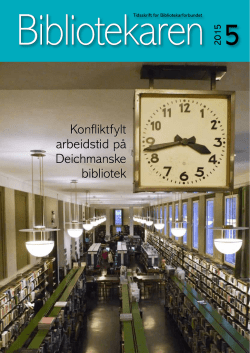 Bibliotekaren 2015-05 - Bibliotekarforbundet
