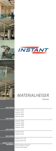 Materialheiser - Instant Norge AS