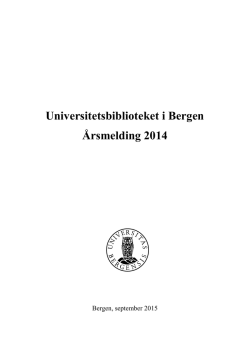 S 2015-14 Vedlegg - Universitetet i Bergen