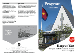 Program: Januar 2015