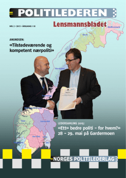 Lensmannsbladet nr 2 2015