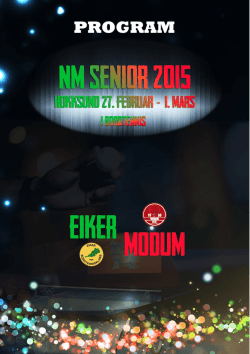 Program - NM 2015.pub