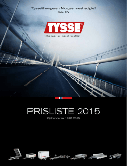 PRISLISTE 2015