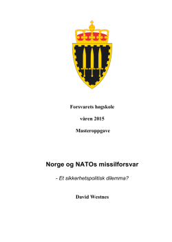 Norge og NATOs missilforsvar