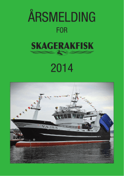 Årsmelding_2014 - Skagerakfisk SA