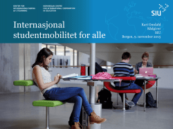 Internasjonal studentmobilitet for alle