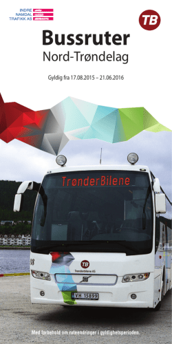 Bussruter - Trønderbilene AS
