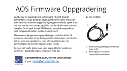 Firmware Oppgraderings Guide [NO]