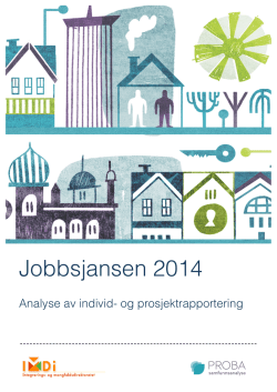 rapporten om Jobbsjansen 2014