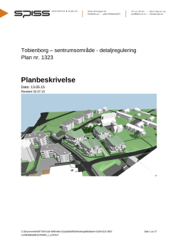 Planbeskrivelse - Kristiansand kommune