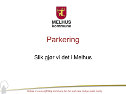 Parkering Melhus