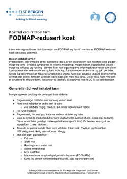 mer om FODMAP - Helse Bergen HF