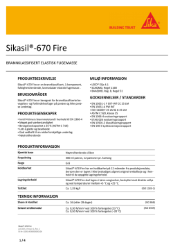 Sikasil®-670 Fire