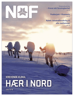 Krevende Klima: - Norges Offisersforbund
