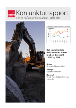 Konjunkturrapport | mars 2015 | Veidekke ASA