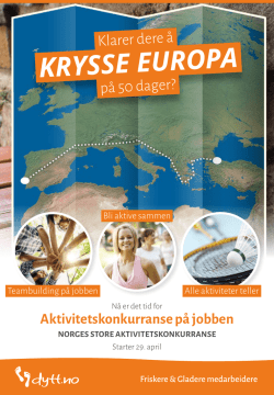 KRYSSE EUROPA - Tappa Service AB