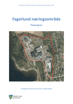 Planprogram Fagerlund næringsområde