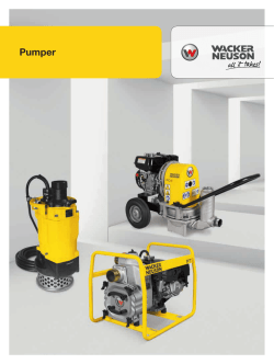 Pumper - Wacker Neuson