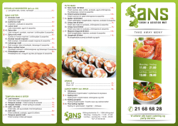Menu SANS sushi-A4