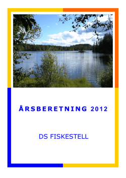 DS FISKESTELL ÅRSBERETNING 2012