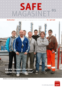 SAFE Magasinet Nr. 1 2008