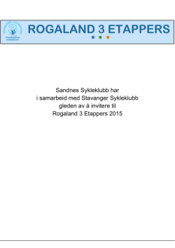 Invitasjon Rogaland 3 etappers 2015 v1