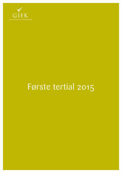 Første tertial 2015