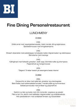 Fine Dining Personalrestaurant