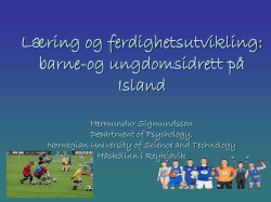 Hermundur Sigmundsson - Idrettskonferansen 2015