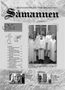 aamannen 3-2004 - Larvik kirkelige fellesråd