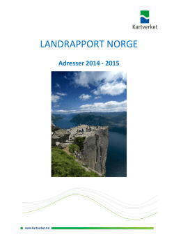 LANDRAPPORT NORGE