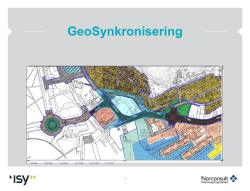 Geosynkronisering status- NOIS
