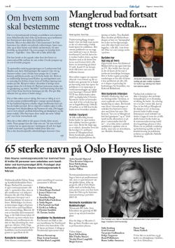 65 sterke navn på Oslo Høyres liste